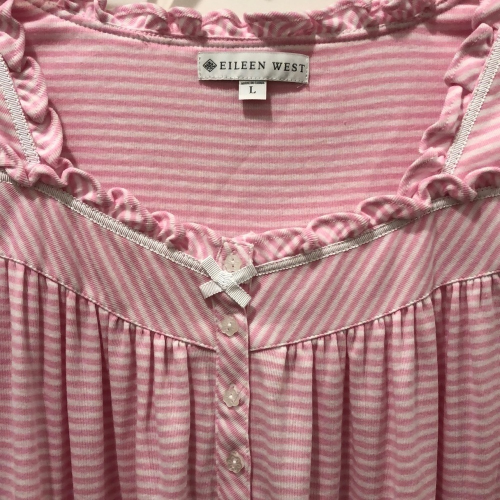 New! EILEEN WEST NIGHTGOWN Calf Length NWT sz M